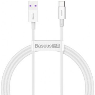 Кабель Baseus Superior Series Fast Charging Data Cable USB to Type-C 66W 1m (CATYS-02) - Белый Кабель Baseus Superior Series Fast Charging Data Cable USB to Type-C 66W 1m (CATYS-02) - Белый