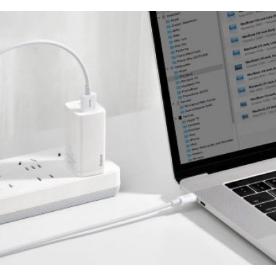 Кабель Baseus Superior Series Fast Charging Data Cable USB to Type-C 66W 1m (CATYS-02) - Белый Кабель Baseus Superior Series Fast Charging Data Cable USB to Type-C 66W 1m (CATYS-02) - Белый