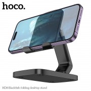 Держатель Hoco HD8 Blackfish folding desktop stand - Black