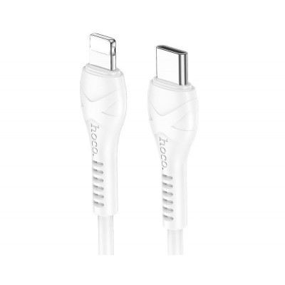 Кабель Hoco X37 cool power PD charging data cable (T.C to IP) - Белый Кабель Hoco X37 cool power PD charging data cable (T.C to IP) - Белый