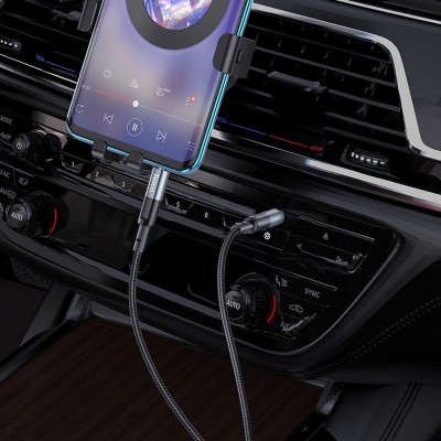 Кабель Hoco UPA23 AUX audio cable - Metal gray Кабель Hoco UPA23 AUX audio cable - Metal gray