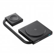 Беспроводная зарядка Joyroom JR-WQN05 2 in 1 Foldable Wireless Charger - Black