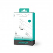 Зарядка Joyroom S-IW007 3-in-1 iP Watch Magnetic Charger+Dual Lightning cable (USB-A) 1.2m - White