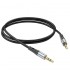 Переходник Hoco UPA22 AUX silicone audio cable - Black Переходник Hoco UPA22 AUX silicone audio cable - Black