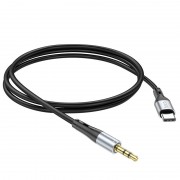 Переходник Hoco UPA22 Type-C silicone digital audio conversion cable - Black