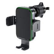 Автодержатель с беспроводной зарядкой Acefast D17 car wireless charging holder - Black
