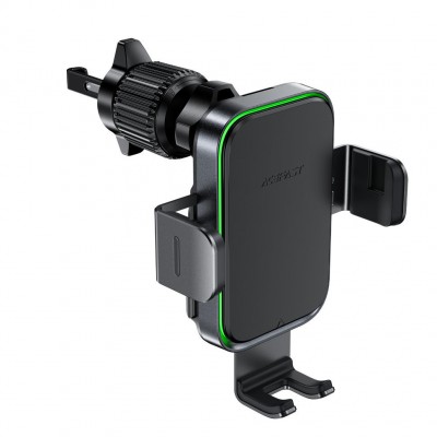 Автодержатель с беспроводной зарядкой Acefast D17 car wireless charging holder - Black Автодержатель с беспроводной зарядкой Acefast D17 car wireless charging holder - Black