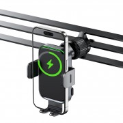 Автодержатель с беспроводной зарядкой Acefast D17 car wireless charging holder - Black