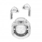 Беспроводные наушники Acefast T8 Crystal color (2) Bluetooth earbuds - White moon