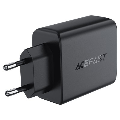 Сетевой адаптер ACEFAST A61 PD45W GaN (2C+2A) - Black Сетевой адаптер ACEFAST A61 PD45W GaN (2C+2A) - Black