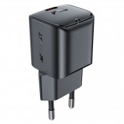 Сетевой адаптер ACEFAST A73 mini PD20W GaN USB-C - Black