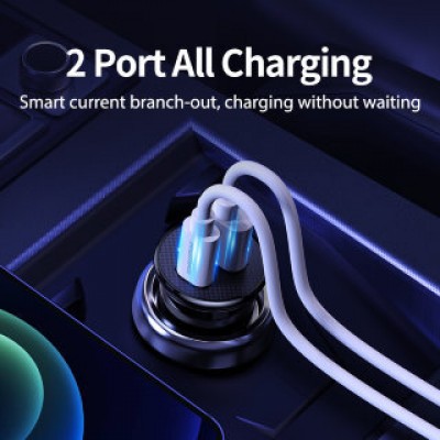 Автомобильное зарядное устройство Remax Chanyo Seies 30W PD+QC Multi-compatible Fast Car Charger RCC-231 - White Автомобильное зарядное устройство Remax Chanyo Seies 30W PD+QC Multi-compatible Fast Car Charger RCC-231 - White