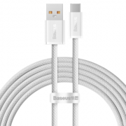 Кабель Baseus Dynamic Series Fast Charging Data Cable USB to Type-c 100W 2m - White (CALD000702)