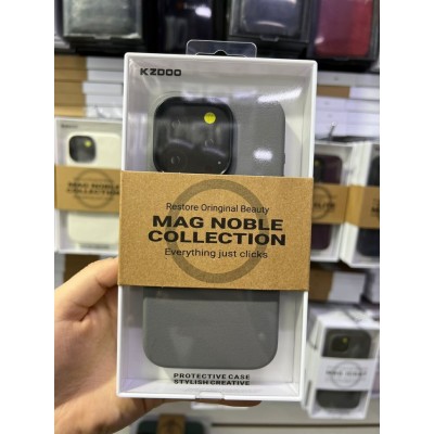 Чехол Kzdoo Mag Noble Collection для IP 15 (6.1) - Titanium Gray Чехол Kzdoo Mag Noble Collection для IP 15 (6.1) - Titanium Gray