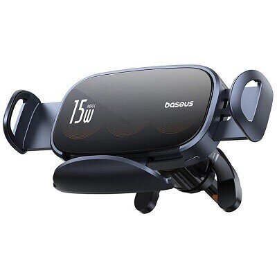 Автодержатель с беспроводной зарядкой BASEUS LightChaser Series Triple-Coil Wireless Charging Electric Car Mount Cluster Black (C40355901111-00) Автодержатель с беспроводной зарядкой BASEUS LightChaser Series Triple-Coil Wireless Charging Electric Car Mount Cluster Black (C40355901111-00)