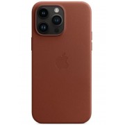 Чехол leather case magsafe for iPhone 14 Pro Max (6.7) - Umber