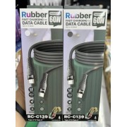 Кабель REMAX Bintrai Series 60W Fast Charging Data Cable RC-C139 (T.C to T.C) 1.2m - White