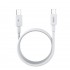 Кабель REMAX Cofrutie Series 60W Zinc Alloy ALL-Compatible Fast Charging Data Cable RC-C063 (T.C to T.C) - White Кабель REMAX Cofrutie Series 60W Zinc Alloy ALL-Compatible Fast Charging Data Cable RC-C063 (T.C to T.C) - White