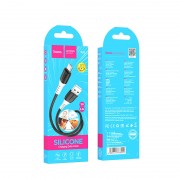 Кабель Hoco X82 Micro silicone charging data cable - Black