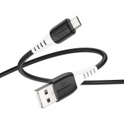 Кабель Hoco X82 Micro silicone charging data cable - Black