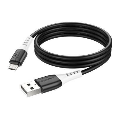 Кабель Hoco X82 Micro silicone charging data cable - Black Кабель Hoco X82 Micro silicone charging data cable - Black