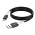 Кабель Hoco X82 Micro silicone charging data cable - Black Кабель Hoco X82 Micro silicone charging data cable - Black