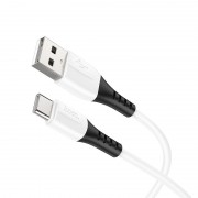 Кабель Hoco X82 Type-C silicone charging data cable - White