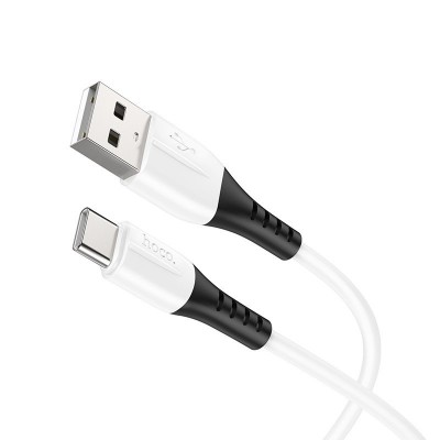 Кабель Hoco X82 Type-C silicone charging data cable - White Кабель Hoco X82 Type-C silicone charging data cable - White