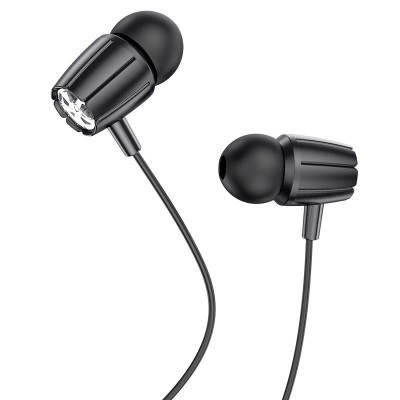 Наушники hoco M88 Graceful universal earphones with mic - Black Наушники hoco M88 Graceful universal earphones with mic - Black