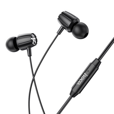 Наушники hoco M88 Graceful universal earphones with mic - Black Наушники hoco M88 Graceful universal earphones with mic - Black