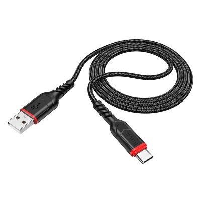 Кабель hoco X59 Victory charging data cable for Type-C 1m - Black Кабель hoco X59 Victory charging data cable for Type-C 1m - Black
