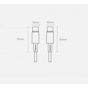 Кабель Baseus Tungsten Gold Fast Charging Data Cable Type-C to Type-C 100W 2m (CATWJ-A01) - Black
