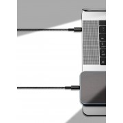 Кабель Baseus Tungsten Gold Fast Charging Data Cable Type-C to iP PD 20W 2m (CATLWJ-A01) - Black