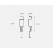 Кабель Baseus Tungsten Gold Fast Charging Data Cable Type-C to iP PD 20W 2m (CATLWJ-A01) - Black