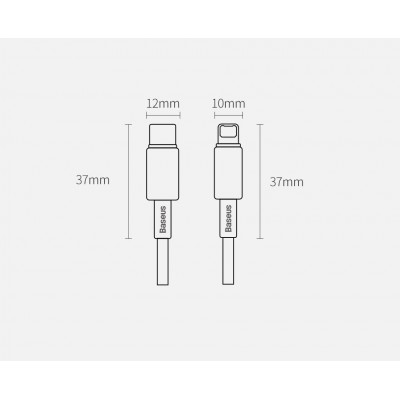 Кабель Baseus Tungsten Gold Fast Charging Data Cable Type-C to iP PD 20W 2m (CATLWJ-A01) - Black Кабель Baseus Tungsten Gold Fast Charging Data Cable Type-C to iP PD 20W 2m (CATLWJ-A01) - Black