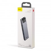 Хаб Baseus thunderbolt C+Pro Seven-in-one smart HUB docking station (CAHUB-L0G) - Grey