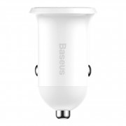 Автомобильное зарядное устройство Baseus Grain Pro Car Charger (Dual USB 4.8A ) (CCALLP-02) - White