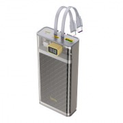 Power Bank Hoco J104A Discovery edition 22.5W fully compatible with cable (20000mAh) - Серый