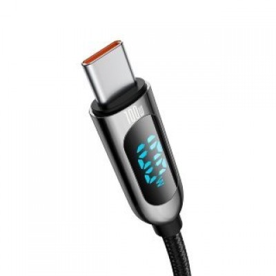 Кабель Baseus Display Fast Charging Data Cable Type-C to Type-C 100W 2m - Black (CATSK-C01) Кабель Baseus Display Fast Charging Data Cable Type-C to Type-C 100W 2m - Black (CATSK-C01)