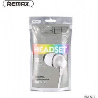Наушники Remax Earphone RM-512 - Серый Наушники Remax Earphone RM-512 - Серый