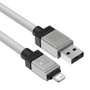 Кабель BASEUS coolplay series fast charging cable USB to ip 2.4A 1M - White (CAKW000402)