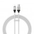 Кабель BASEUS coolplay series fast charging cable USB to ip 2.4A 1M - White (CAKW000402) Кабель BASEUS coolplay series fast charging cable USB to ip 2.4A 1M - White (CAKW000402)