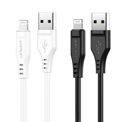 Кабель Acefast C3-02 Lightning TPE charging data cable - Black Кабель Acefast C3-02 Lightning TPE charging data cable - Black