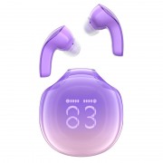 Беспроводные наушники Acefast T9 Crystal (Air) color bluetooth earbuds - Grape purple