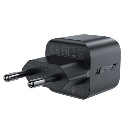 Сетевой адаптер ACEFAST A77 mini PD30W GaN USB-C - Black Сетевой адаптер ACEFAST A77 mini PD30W GaN USB-C - Black