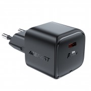 Сетевой адаптер ACEFAST A77 mini PD30W GaN USB-C - Black