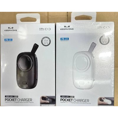 Power Bank KEEPHONE pocket charger upgraded 3-in1 charging inspires ultimate simplicity 1200mAh pb-23 - Белый Power Bank KEEPHONE pocket charger upgraded 3-in1 charging inspires ultimate simplicity 1200mAh pb-23 - Белый