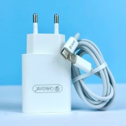 Сетевой адаптер Celebrat C-S1 EU PD+QC3.0 30W Travel Charger - White