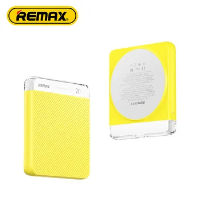 Power Bank REMAX Cube Series 20W Magnetic Wireless Charging RPP-8 (5000mAh) Yellow Power Bank REMAX Cube Series 20W Magnetic Wireless Charging RPP-8 (5000mAh) Yellow