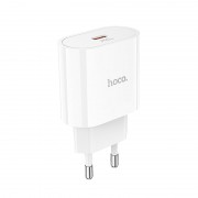 Сетевой адаптер hoco C94A Metro single port PD 20W charger (EU) - Белый